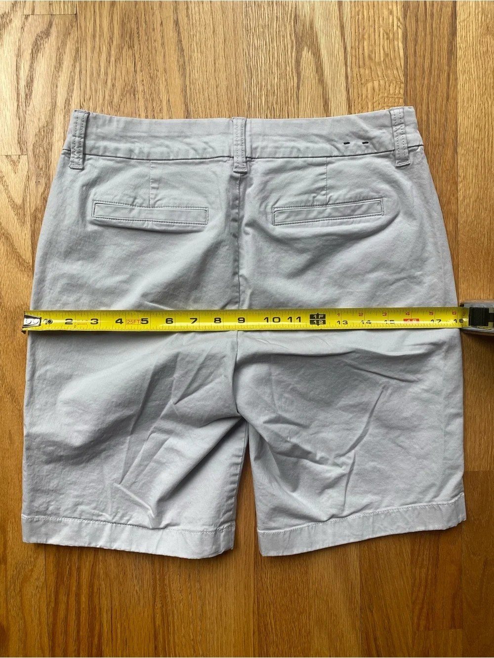 J. Crew Light Gray Chino Bermuda Shorts